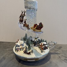 The Bradford Exchange Table Centerpiece: Thomas Kinkade Warm Glow of Christmas