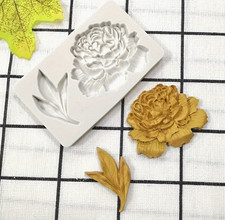 Silicone peony flower - 3d,