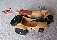 Original Vintage Afrika Korp Cherilea Motorcycle & Sidecar (DAK) For Action Man 