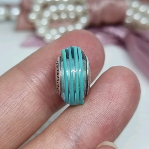 Genuine pandora teal ribbon - teal,