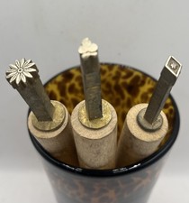Lot Of 3 Bookbinding - Finishing Embossing Tools 