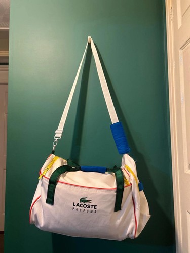 Vintage lacoste parfums duffle - vintage,