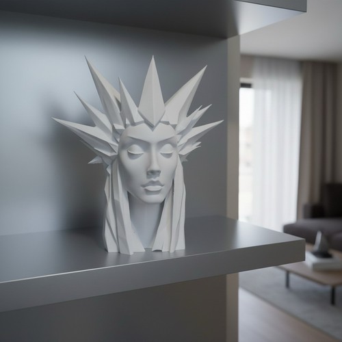 Ice queen bust - |, fantasy