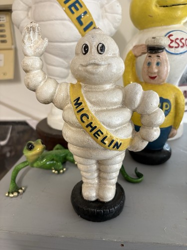 Michelin man cast iron money - man,