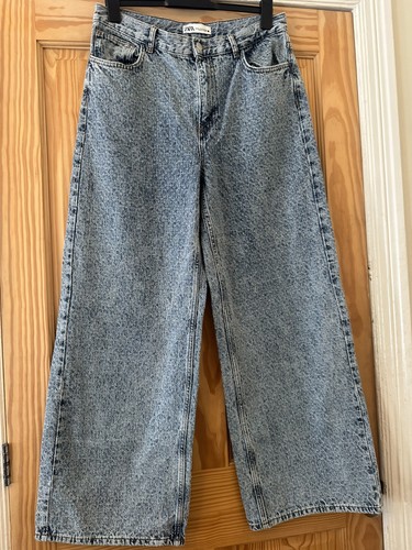 Zara high waisted stone wash
