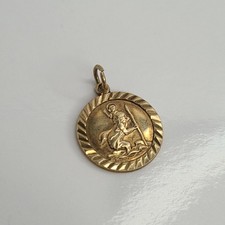 St. Christopher 9ct Yellow