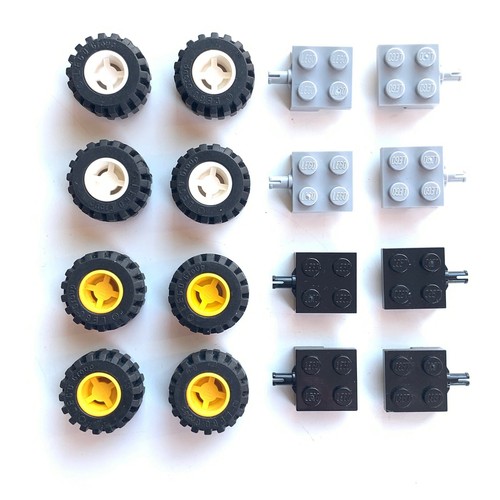 Lego wheels tyres axles - 8,