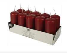 Pillar Candles 90 x 40mm 1pcs 3pcs 5pcs  Pack of 10 Blue White Red Lime Burgundy