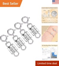 925 Silver Magnetic Clasps for