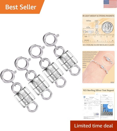 925 silver magnetic clasps for - magnetic,