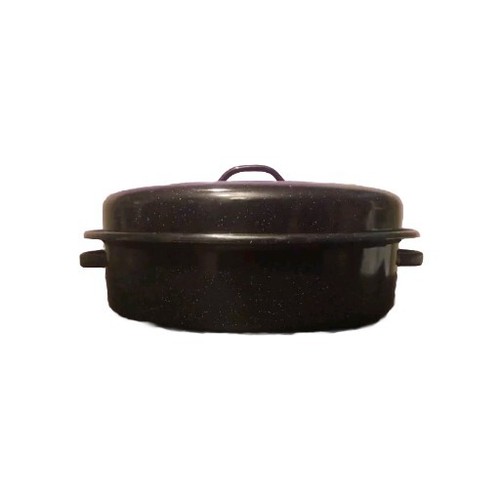 Vintage enamel oven roasting - vintage,