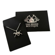 DALMATIAN DOG PENDANT WITH 18"