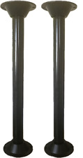 2 X Island Table Leg Set Kit- Black - Caravan Campervan Marine Boat Motorhome