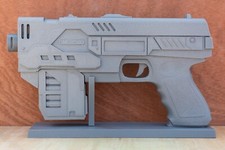 Judge Dredd Lawgiver 2012 MkII plus Stand  - 3d Printed