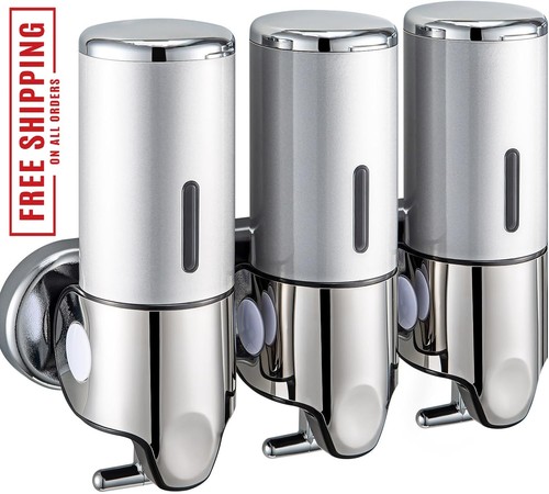 3x500ml wall mounted soap - mounted,