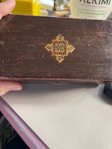 Distressed vintage wooden