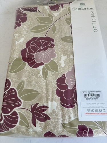 Sanderson poppy curtains