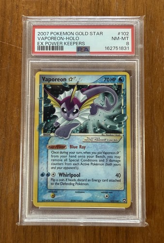 2007 vaporeon gold star - 2007,