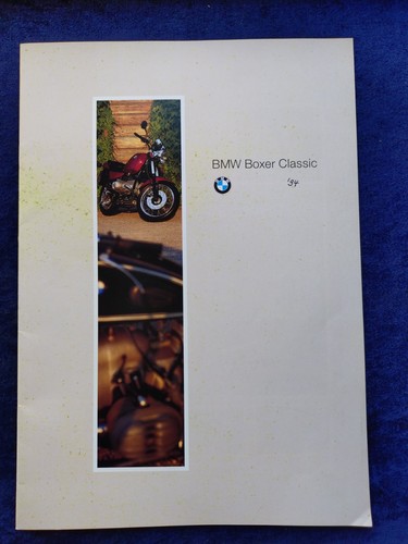 Bmw boxer classic brochure - bmw,