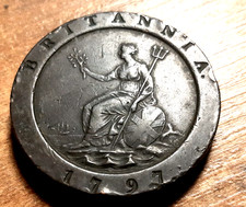 VERY COLLECTIBLE GEORGE III CARTWHEEL TWOPENCE 1797