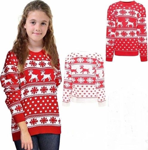 New girls christmas jumper - christmas,