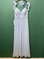 Gino Cerruti Dress. Size UK16. Prom Evening Wedding Party Dress. Pale Blue.