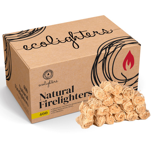 400 natural firelighters for - natural,