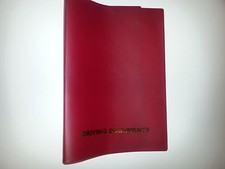 A5 BURGUNDY CAR DOCUMENT