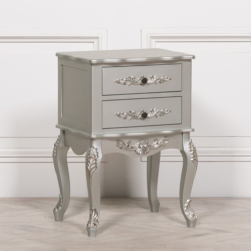 French antique silver drawer - french,