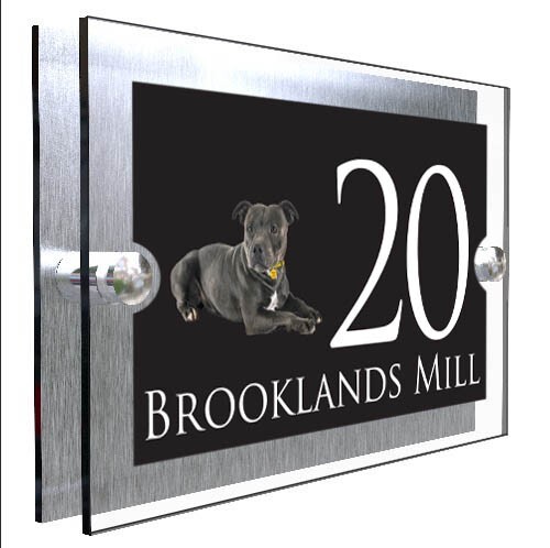 Personalised pet house plaque - personalised,