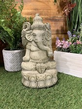 Stone garden ganesh buddha - stone,