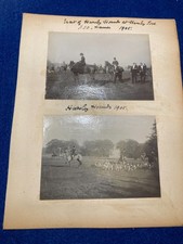 Fox hounds  meeting 1902