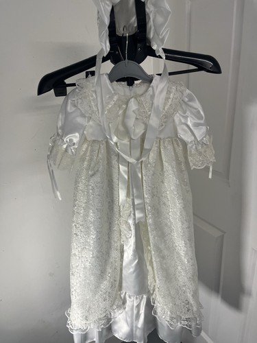 Baby girls white christening - baby,