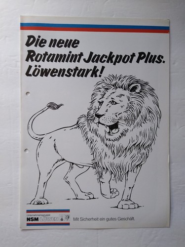 Nsm löwen rotamint jackpot - nsm,