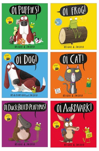 Frog book picture - oi, frog!