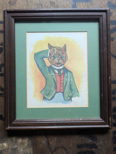 Authentic louis wain antique - wain,