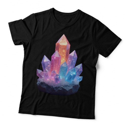 Colorful gemstone cluster - colorful,