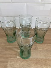 Coca Cola Embossed Green Half