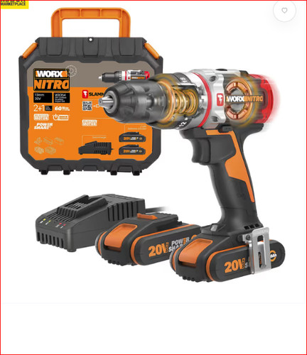 Worx 18v cordless impact - impact, drill