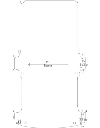 Fits van rear - rear, twin