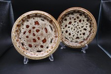 Fosters Pottery Teaset, Teapot, Teacup and Saucer, Dish and Two Side Plates