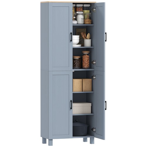 Homcom modern kitchen cupboard - modern,