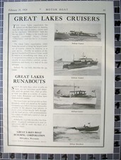 1923 GREAT LAKE BOAT RUNABOUT