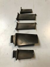 Set Of 5 Aircraft Tornado RB199 Engine Blades. Ex MOD