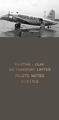 Vickers viking pilot notes - pilot's,