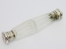 Antique solid silver and cut