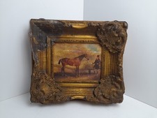 Vintage Equestrian Painting