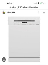 Miele G7110SC   14 Place Setting Dishwasher - White - Very Good Condition - Used