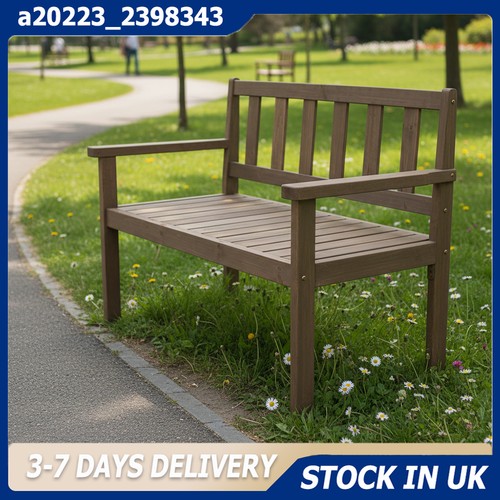 Outdoor wooden person bench - wooden,