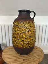 JASBA vase,  N900 13 45,  moon relief,  German, MCM